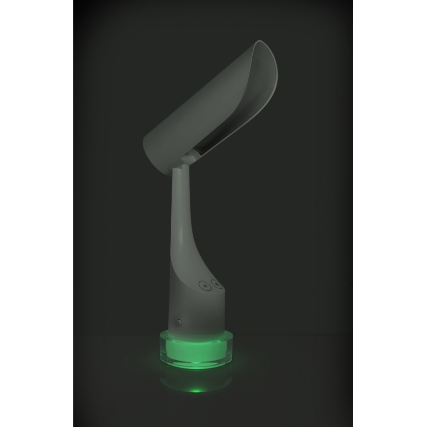LED RGBW Lampada da tavolo ricaricabile dimmerabile LED/5W/5V 2000 mAh 3000/6000K bianco