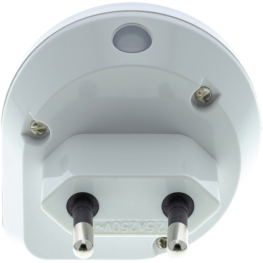 LED Steckdosen-Orientierungslicht mit Sensor LED/0,4W/230V 3000K weiß