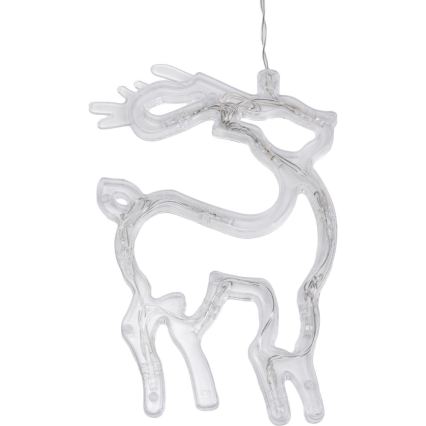 LED Weihnachtsdekoration LED/3xAAA/warmweiß Rentier