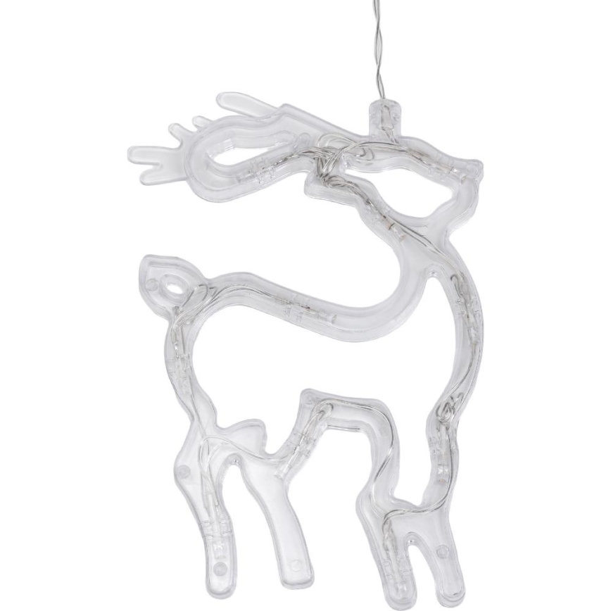 LED Weihnachtsdekoration LED/3xAAA/warmweiß Rentier