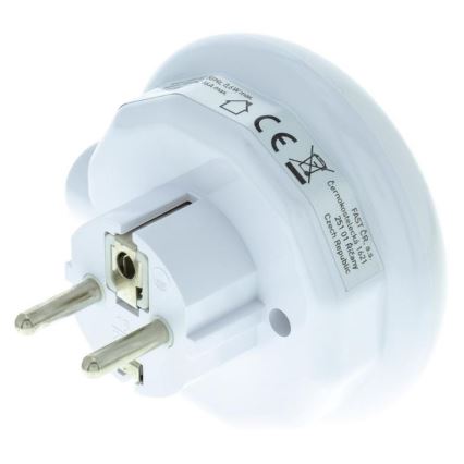 Lumière d'orientation LED avec détecteur de crépuscule et prise LED/0,6W/230V