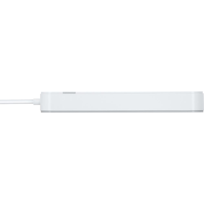 Smart estensione cavo con interruttore 4Z Tipo E + 2x USB-A + 1x USB-C 1,5m Wi-Fi Tuya bianco