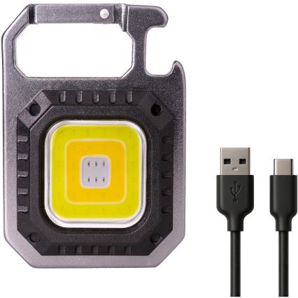 Retlux - Torcia ricaricabile portatile a LED, 5V, 400 mAh, IP44