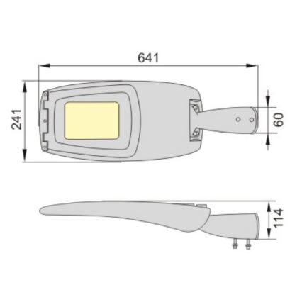 Réverbère à LED ADQUEN PLUS LED/80W/230V IP66