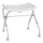 Ridder - Sgabello pieghevole 50 x 51 cm, bianco