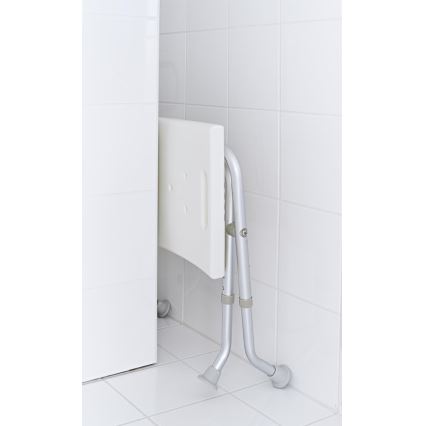Ridder - Sgabello pieghevole 50 x 51 cm, bianco