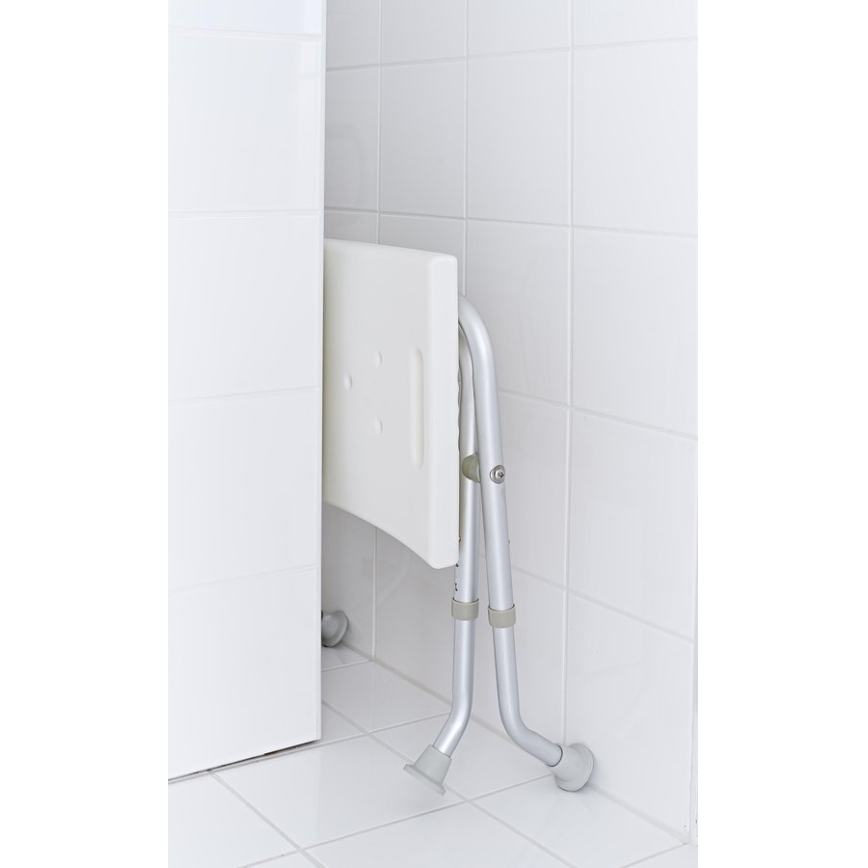 Ridder - Sgabello pieghevole 50 x 51 cm, bianco