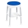 Ridder - Tabouret pivotant 58x35,5 cm bleu/blanc