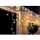 Rideau lumineux LED d'extérieur 360 LED/8 fonctions, 15 m, IP44, blanc chaud