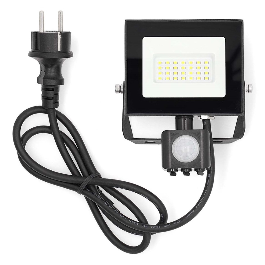Riflettore LED con sensore LED/20W/230V 4000K IP44