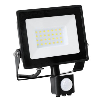 Riflettore LED con sensore LED/30W/230V 6500K IP44