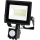 Riflettore LED con sensore MHC LED/20W/230V IP44 6500K nero