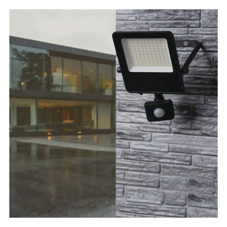 Riflettore LED con sensore VISIO LED/50W/230V 4000K IP65