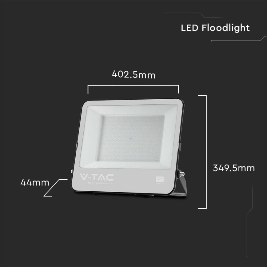 Riflettore LED da esterno SAMSUNG CHIP LED/200W/230V 6500K IP65 nero