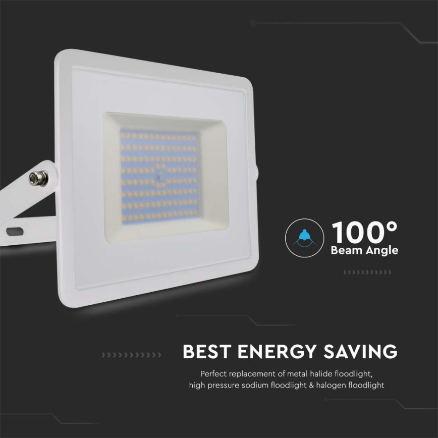Riflettore LED LED/100W/230V 4000K IP65 bianco