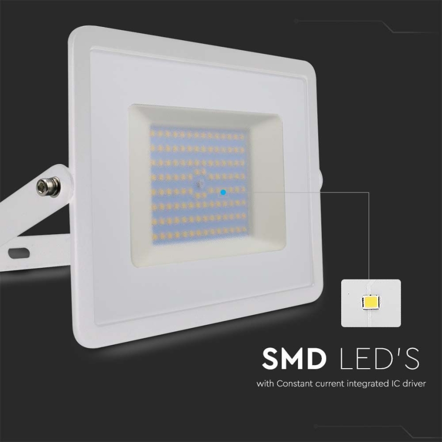 Riflettore LED LED/100W/230V 4000K IP65 bianco
