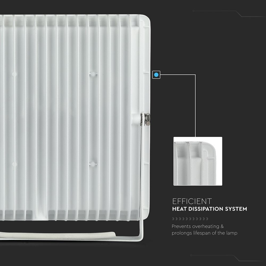 Riflettore LED LED/100W/230V 6500K IP65 bianco