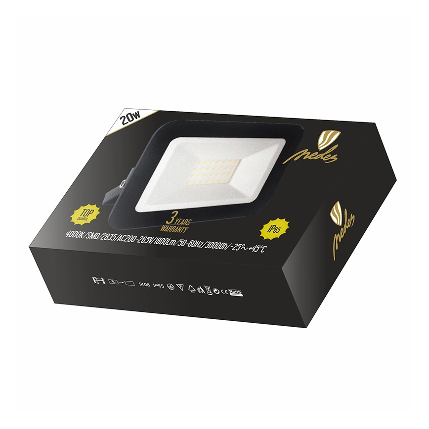 Nedes LF2022 - Riflettore LED LED/20W/230V IP65
