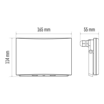 Riflettore LED LED/30,5W/230V IP65