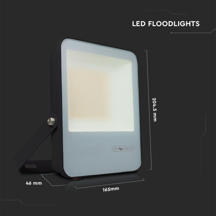 Riflettore LED LED/30W/230V 6400K IP65 nero
