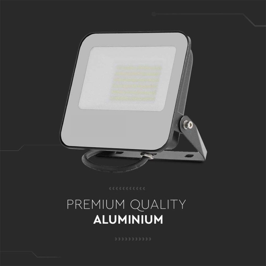 Riflettore LED LED/50W/230V 4000K IP65 nero