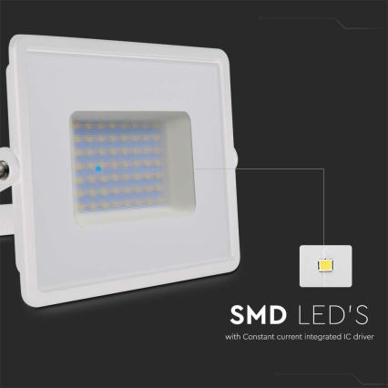 Riflettore LED LED/50W/230V 6500K IP65 bianco