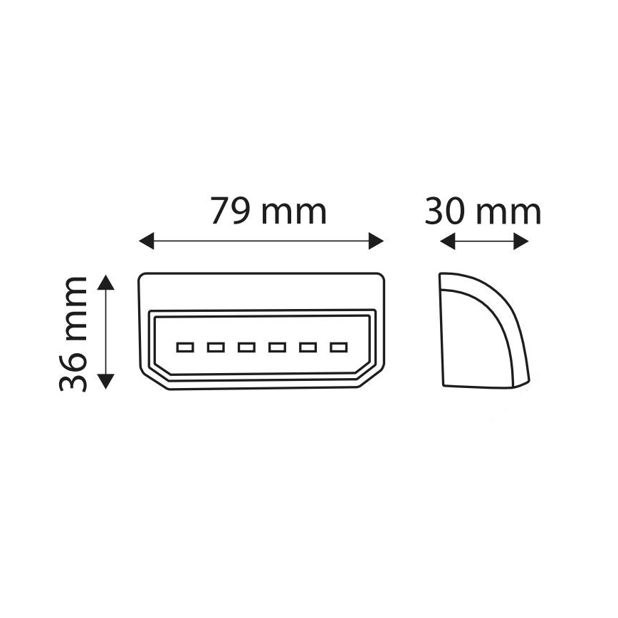 Riflettore LED LICE LED/0,2W/12-24V IP67