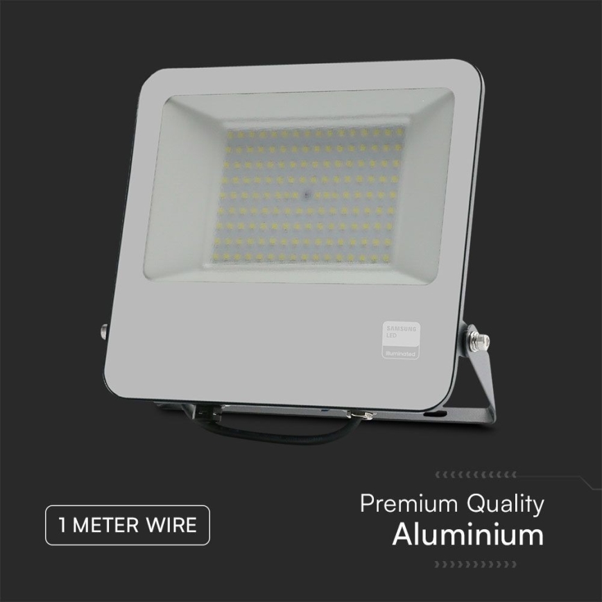 Riflettore LED SAMSUNG CHIP LED/100W/230V 6400K IP65 nero