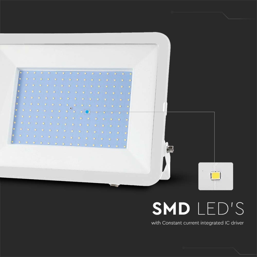 Riflettore LED SAMSUNG CHIP LED/300W/230V 6500K IP65 bianco