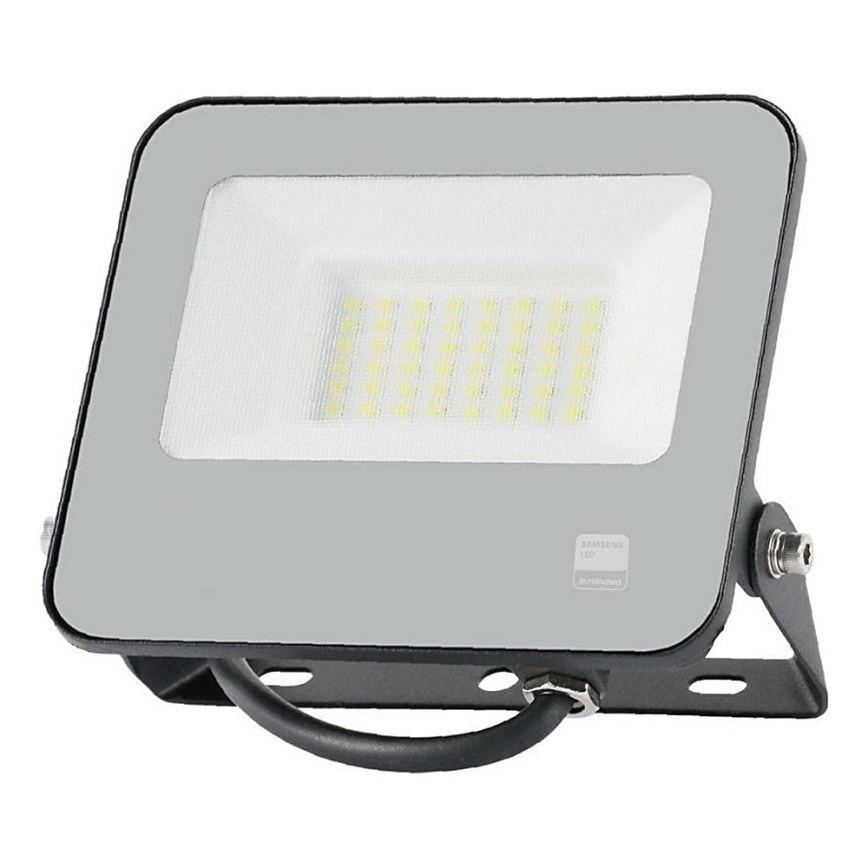 Riflettore LED SAMSUNG CHIP LED/30W/230V 4000K IP65 nero