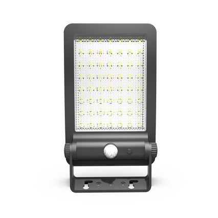 Riflettore LED solare con sensore LED/5W/3,7V 4000K IP54 nero