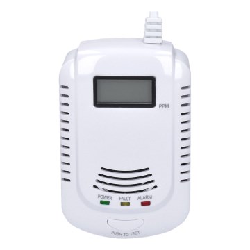 Rilevatore di monossido di carbonio e gas infiammabili 230V
