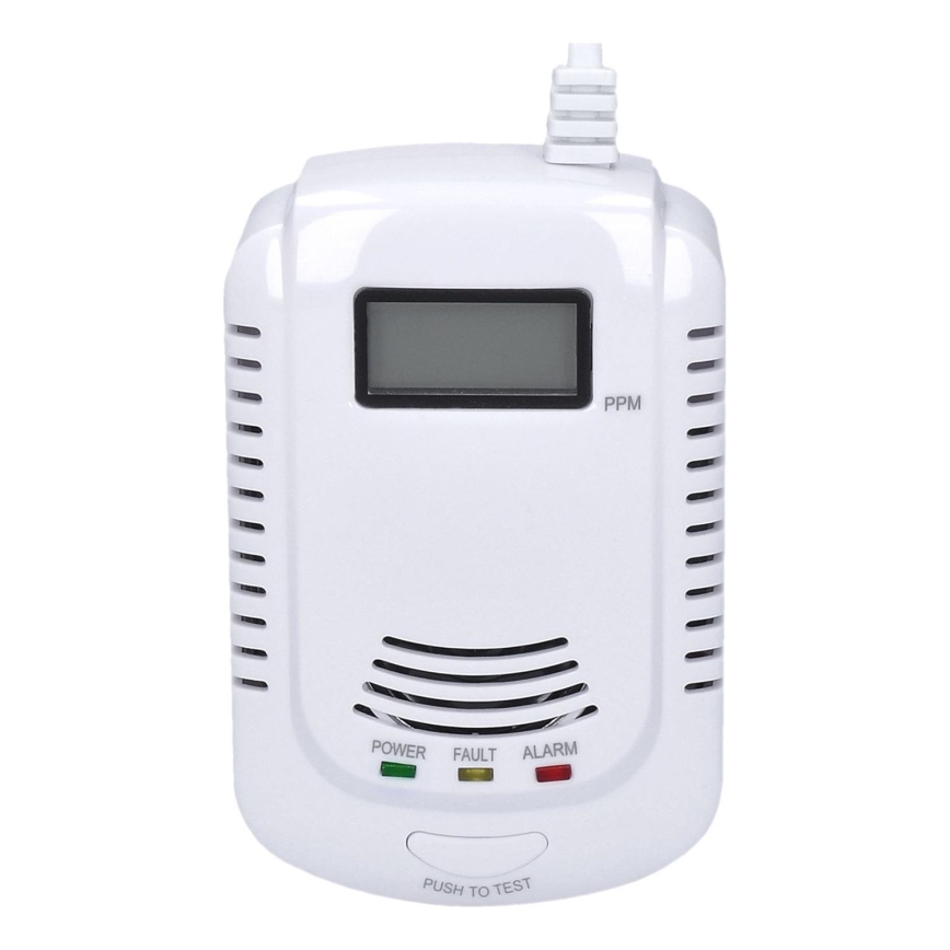 Rilevatore di monossido di carbonio e gas infiammabili 230V