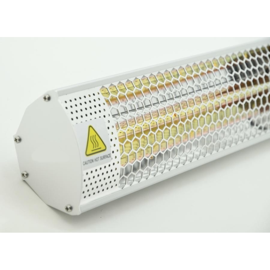 Riscaldatore a infrarossi 1000/2000W/230V IP55 + telecomando