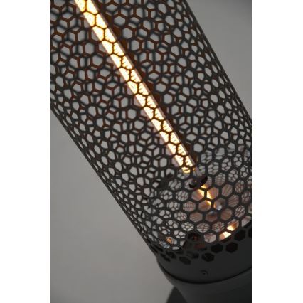 Riscaldatore a infrarossi a pavimento 1000W/230V IP44 nero
