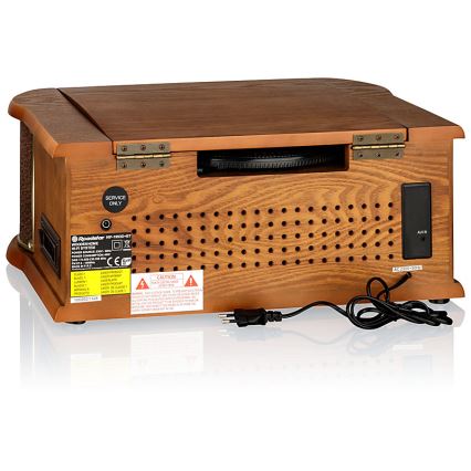 Roadstar HIF-1993D+BT- Hi-Fi mit DAB/DAB+, Plattenspieler, CD-Player und Kassettendeck 80W/230V + Fernbedienung