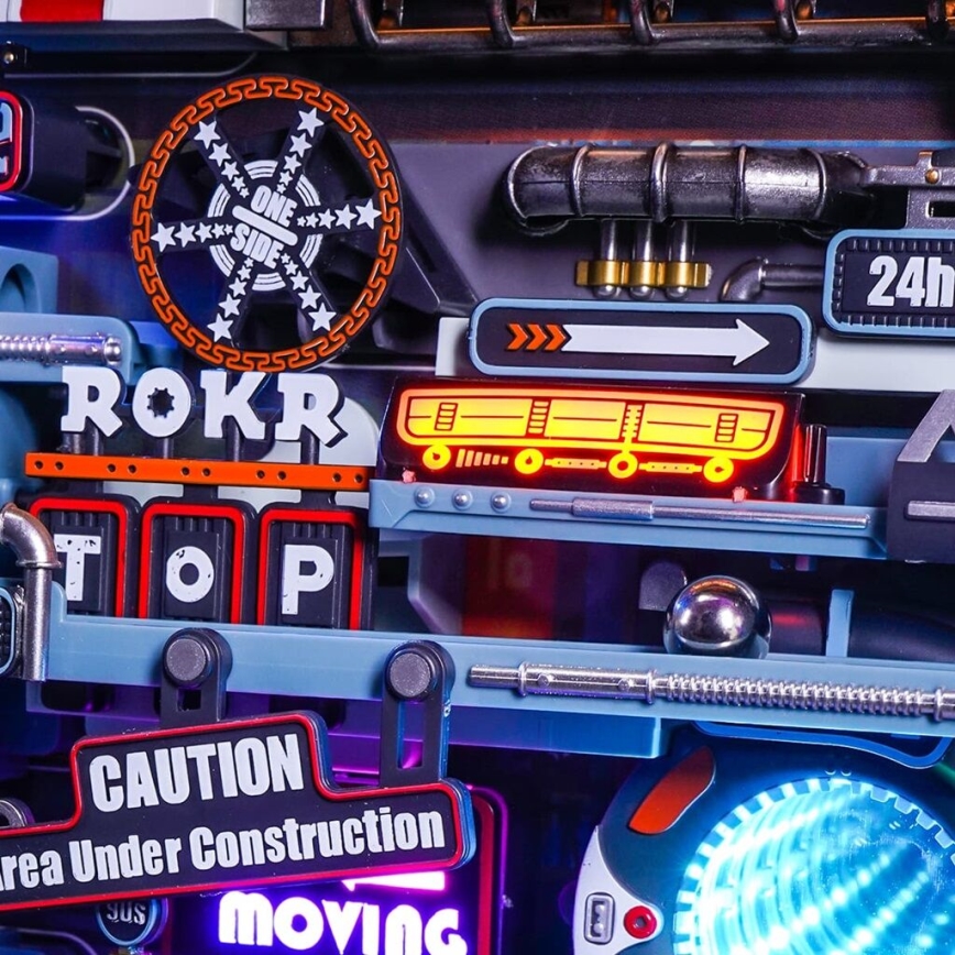 RoboTime - 3D Mechanisches Murmelbahn-Puzzle Stadt der Vergangenheit