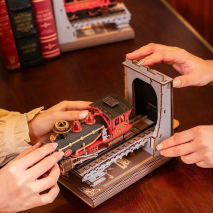 RoboTime - 3D puzzle Fermalibri Treno a vapore storico