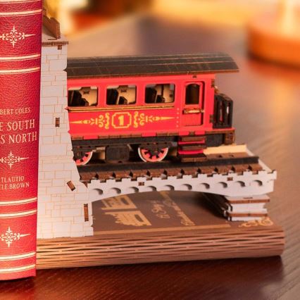 RoboTime - 3D puzzle Fermalibri Treno a vapore storico