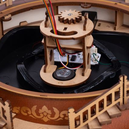 RoboTime - 3D-Puzzle Spieluhr Klassisches Karussell 5V