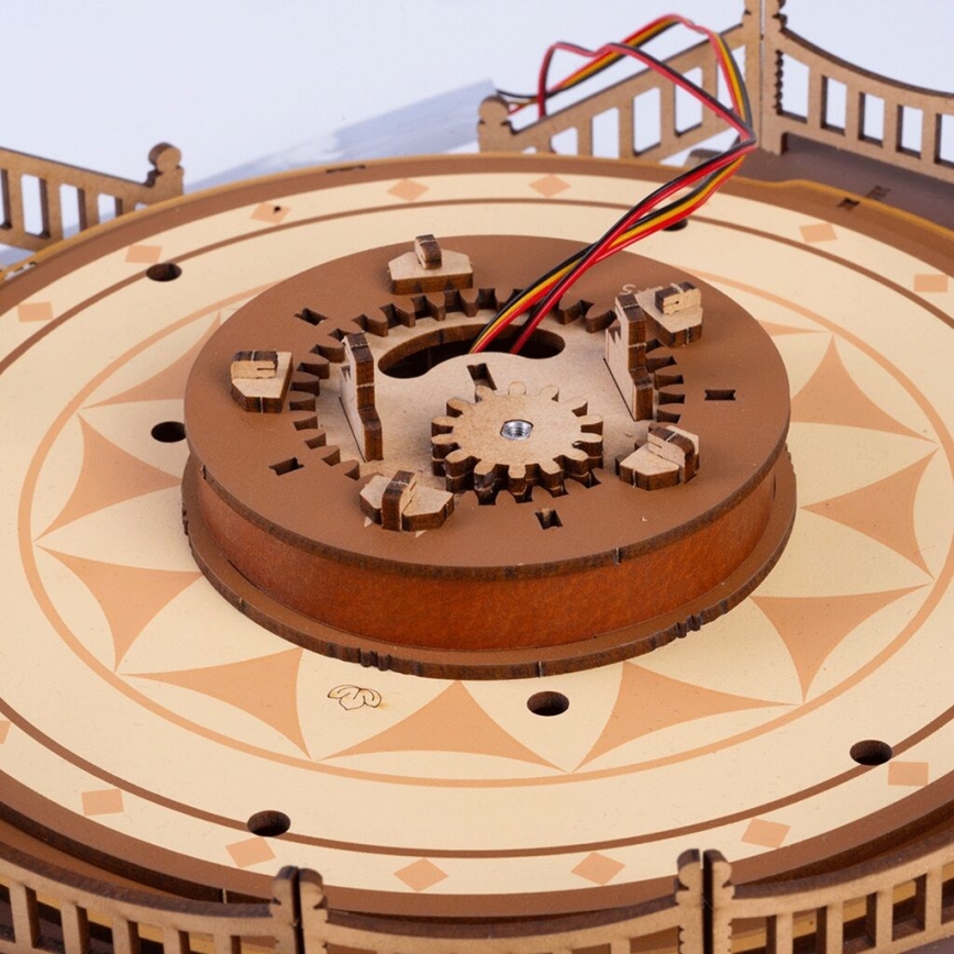 RoboTime - 3D-Puzzle Spieluhr Klassisches Karussell 5V