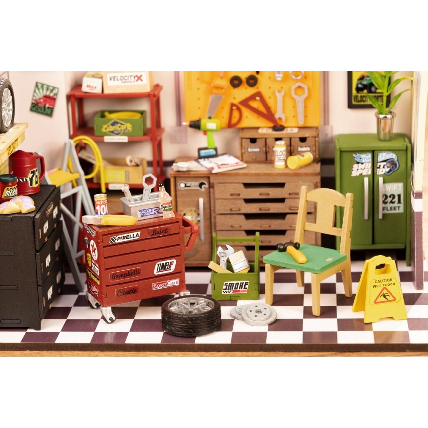 RoboTime - Casa in miniatura Garage 2xAAA