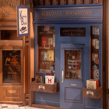 RoboTime - Puzzle 3D LED Fermalibri Incontro nella Galleria con Libri 2xAAA