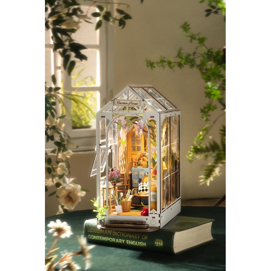 RoboTime - LED Fermalibri Giardino casa 3D puzzle 2xAAA