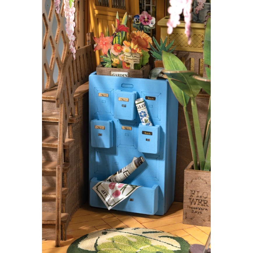 RoboTime - LED Fermalibri Giardino casa 3D puzzle 2xAAA