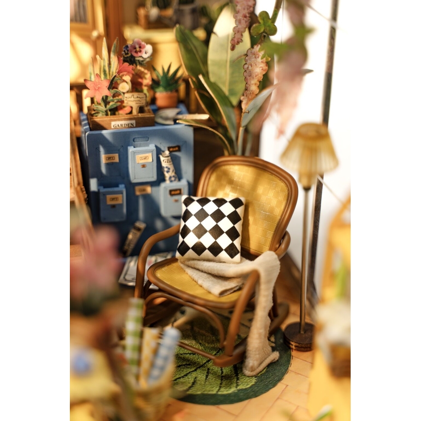 RoboTime - LED Fermalibri Giardino casa 3D puzzle 2xAAA