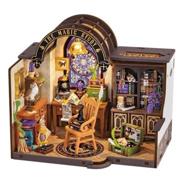 RoboTime - Maison miniature Bureau de sorcier 2xAAA