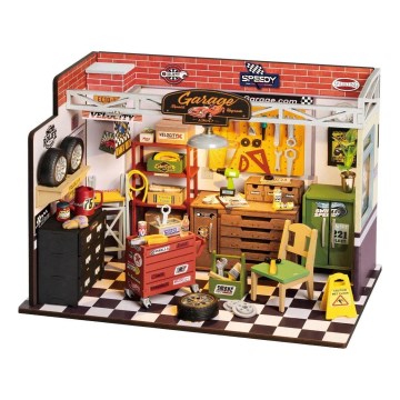RoboTime - Maison miniature Garage 2xAAA
