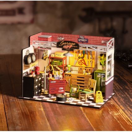 RoboTime - Maison miniature Garage 2xAAA