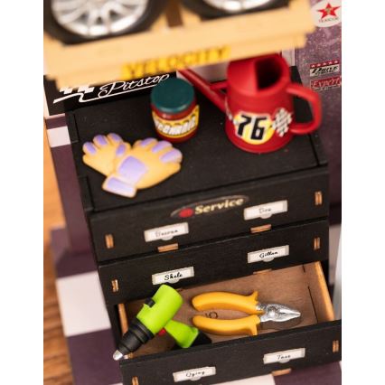 RoboTime - Maison miniature Garage 2xAAA